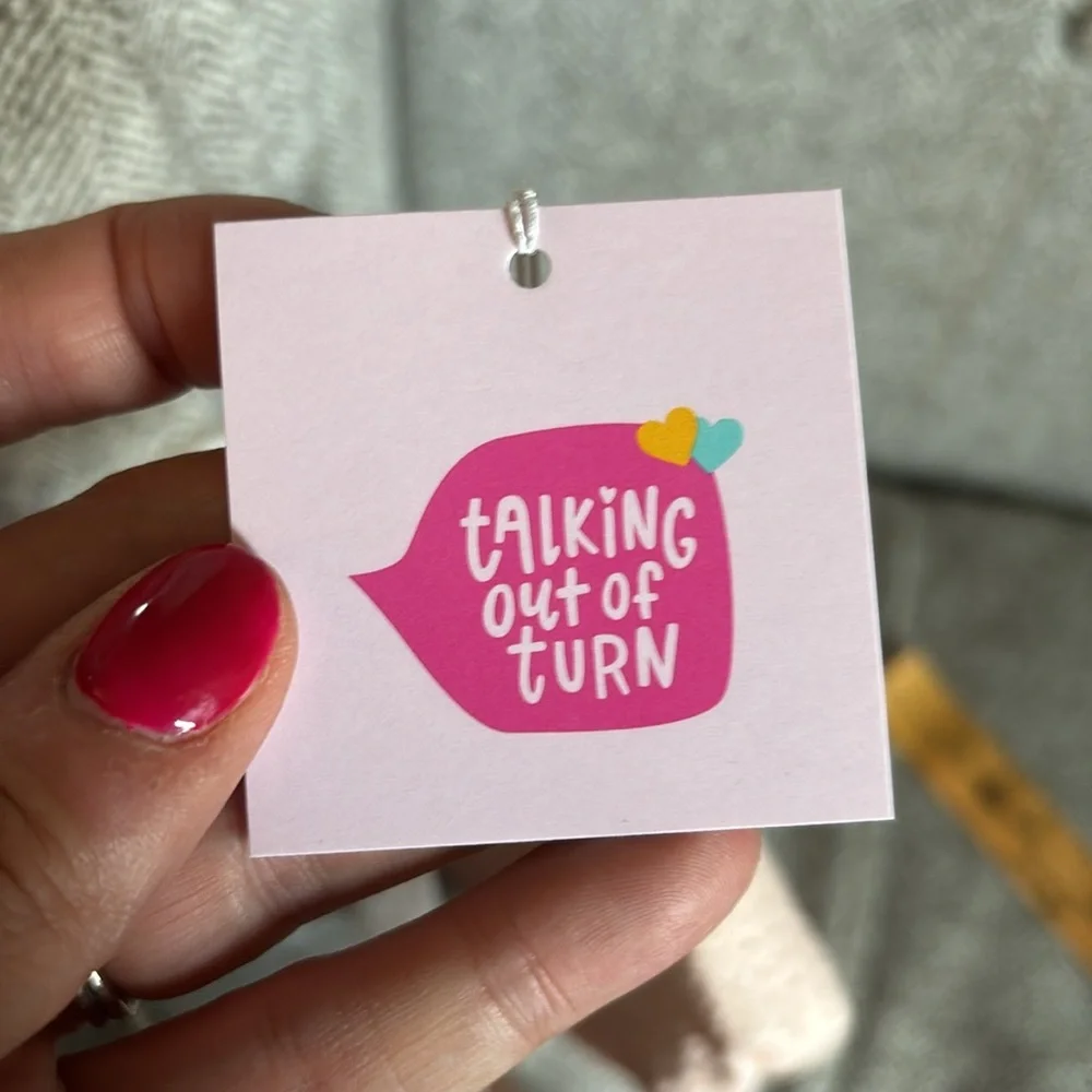 Talking out of Turn - Flower Medium Pouch Wallet
